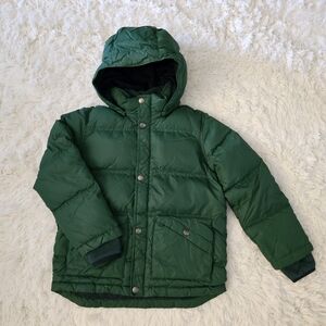 Lands' End Kids (Sz 7) Down Puffer Jacket Green